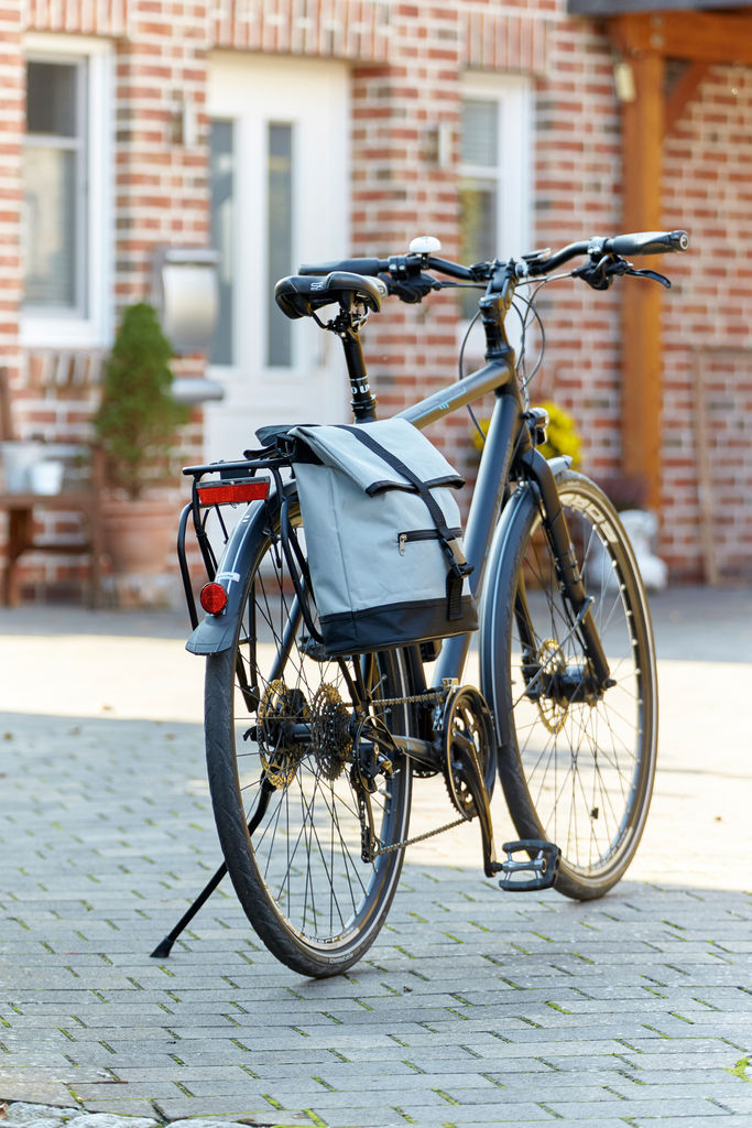 Велосумка BIKE MATE, цвет серый, чёрный - 56-0230503- Фото №5