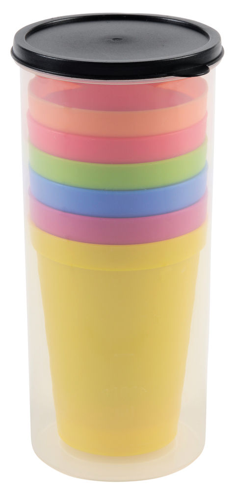 Набор стаканов SMART DRINK, цвет жёлтый, синий, зелёный, оранжевый, красный, лиловый