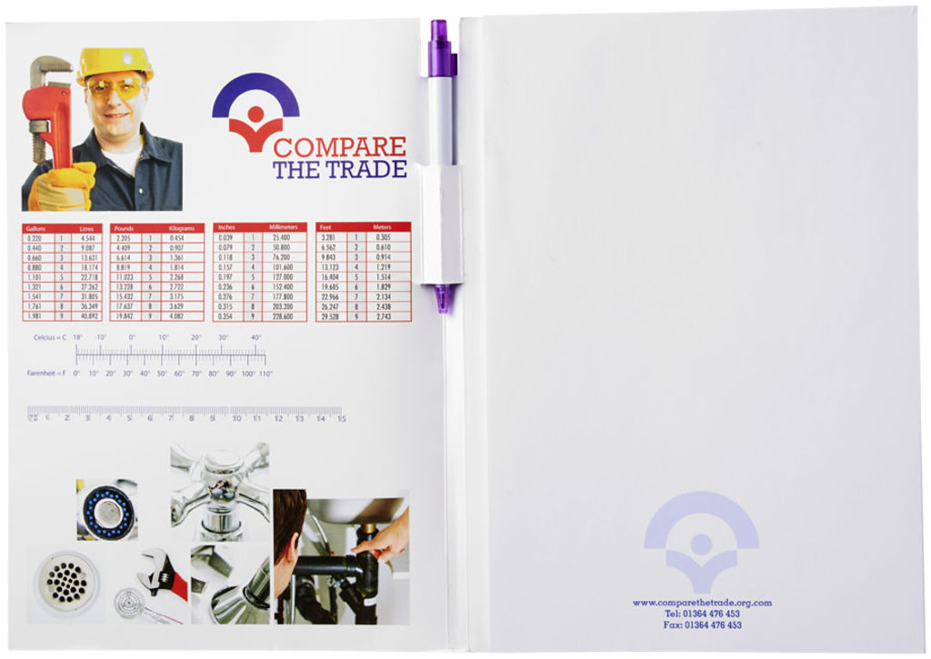Комплект для заседаний Essential, цвет белый, пурпурный - 21274006- Фото №4