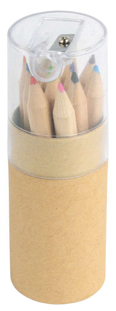 Набір олівців BIG CIRCLE, колір коричневий, прозорий