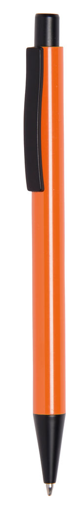 Ручка кулькова алюмінієва QUEBEC, колір помаранчевий