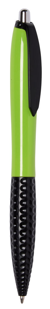 Ручка кулькова JUMP, колір яблучно-зелений, чорний