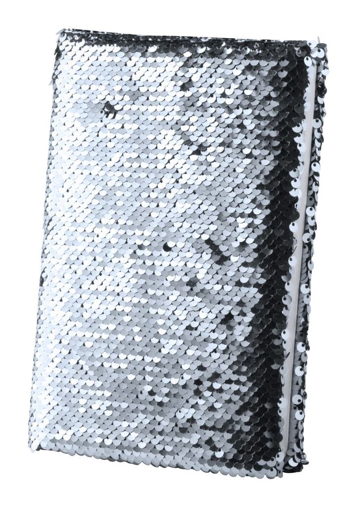 Блокнот Velmont, колір сріблястий