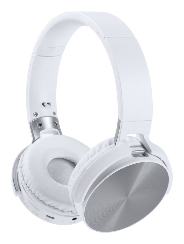 Навушники з Bluetooth Vildrey, колір сріблястий