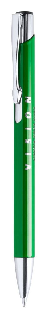 Ручка кулькова Bizol, колір зелений