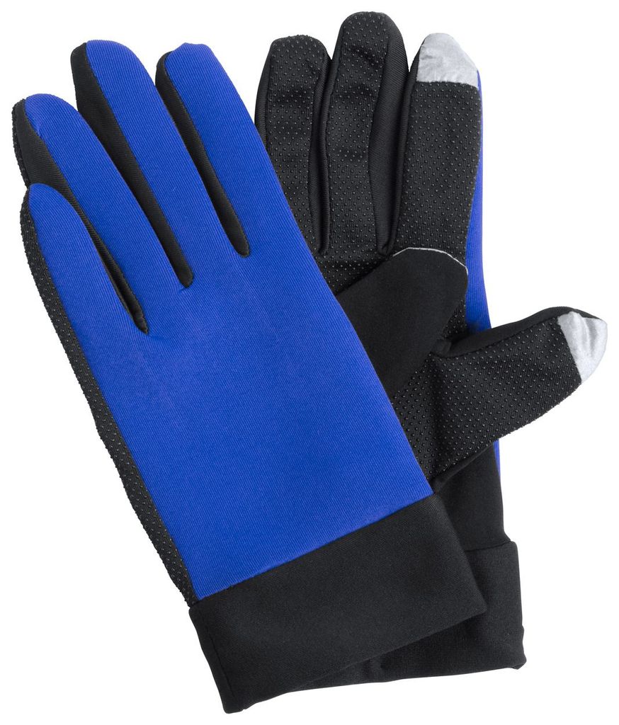 Перчатки спортивные сенсорные Vanzox, цвет синий