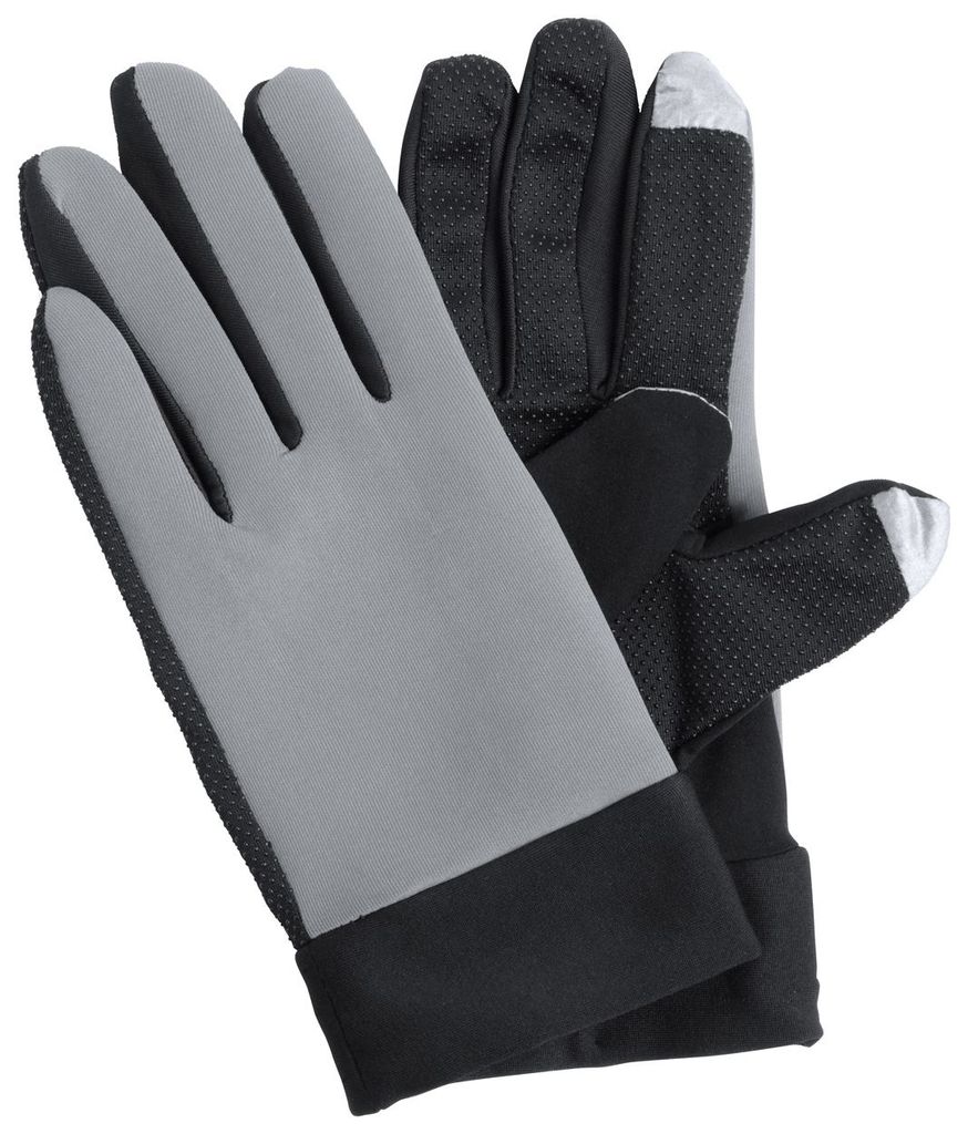 Перчатки спортивные сенсорные Vanzox, цвет серый