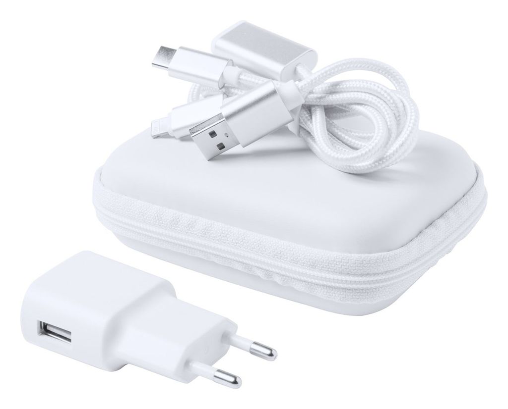Набір зарядний USB Sinkord, колір білий