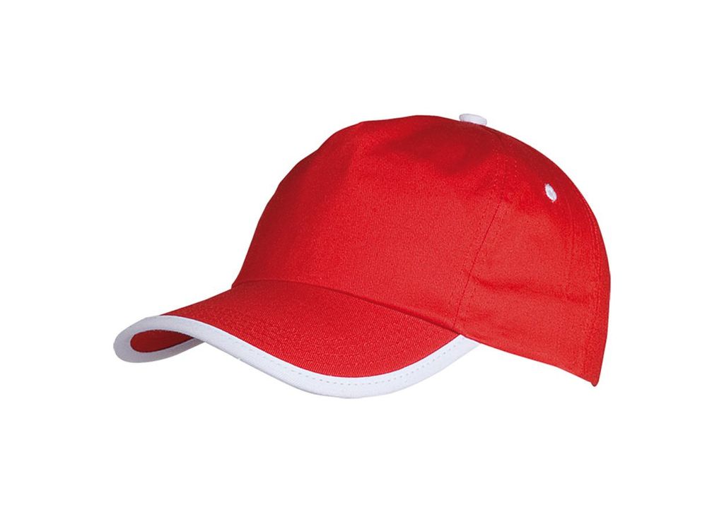 Бейсболка Estepona, колір червоний