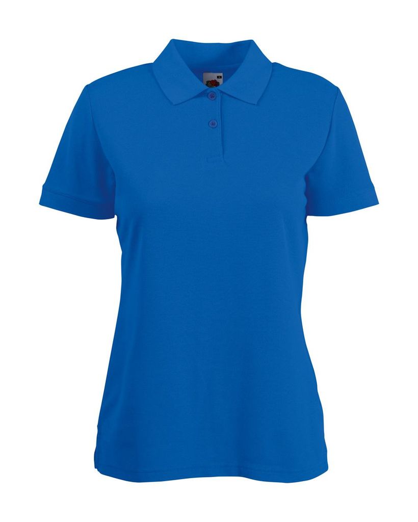 Рубашка поло женская 65/35, цвет синий  размер L