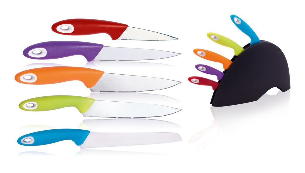 Набір ножів Gemini, колір багатобарвний