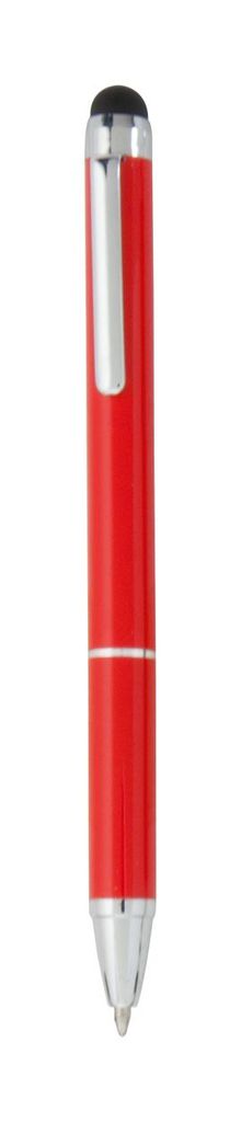 Ручка-стилус кулькова Lisden, колір червоний