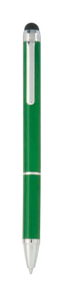 Ручка-стилус кулькова Lisden, колір зелений