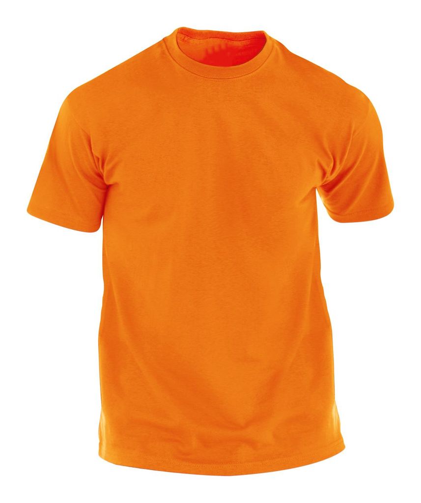 Футболка для взрослых цветная Hecom, цвет оранжевый  размер L