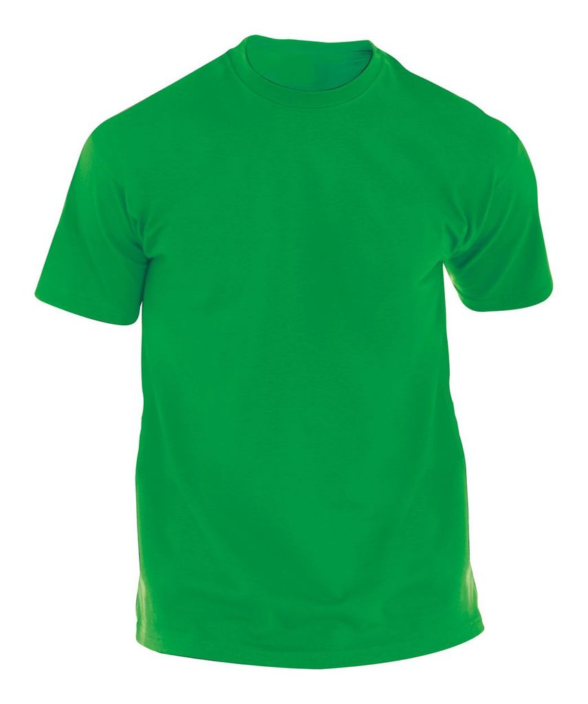 Футболка для взрослых цветная Hecom, цвет зеленый  размер S