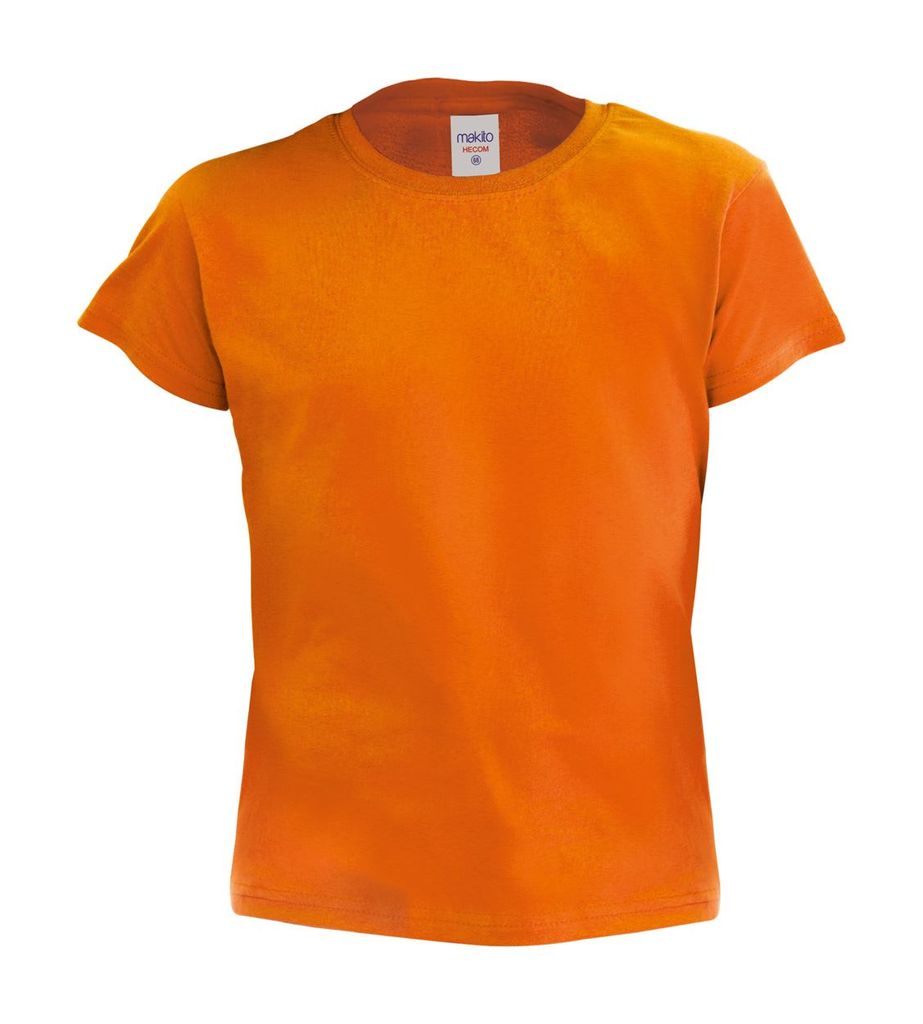 Футболка дитяча кольорова Hecom Kid, колір помаранчевий  розмір 10 - 12