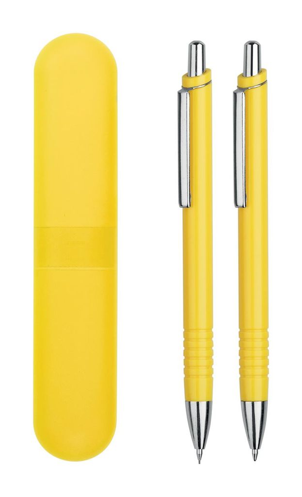 Набір ручок Velus, колір жовтий