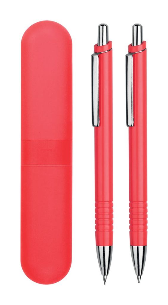 Набір ручок Velus, колір червоний