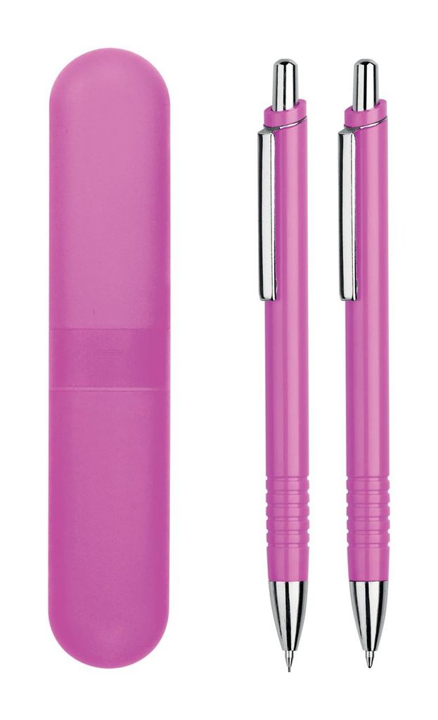 Набір ручок Velus, колір рожевий