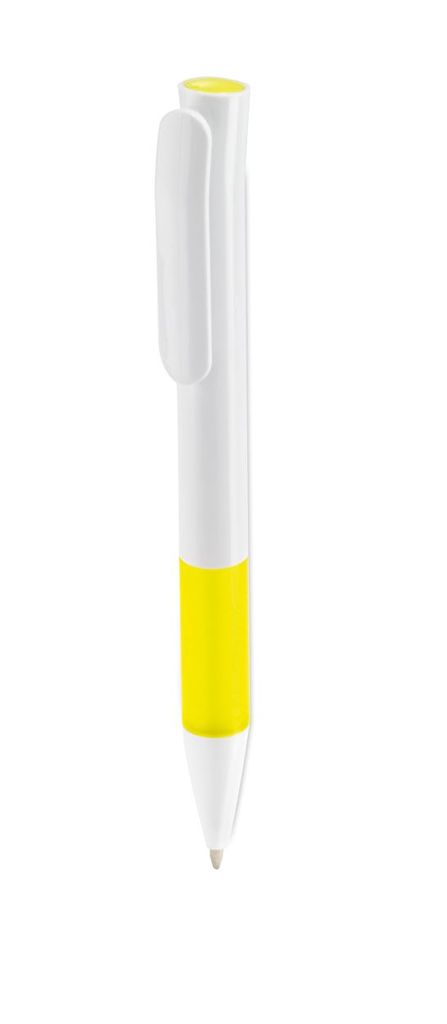 Ручка шариковая Kimon, цвет желтый