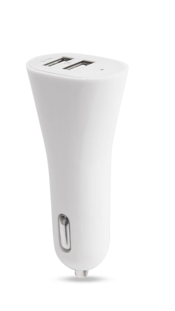 Зарядний автомобільний USB пристрій LerfalHeyon, колір білий