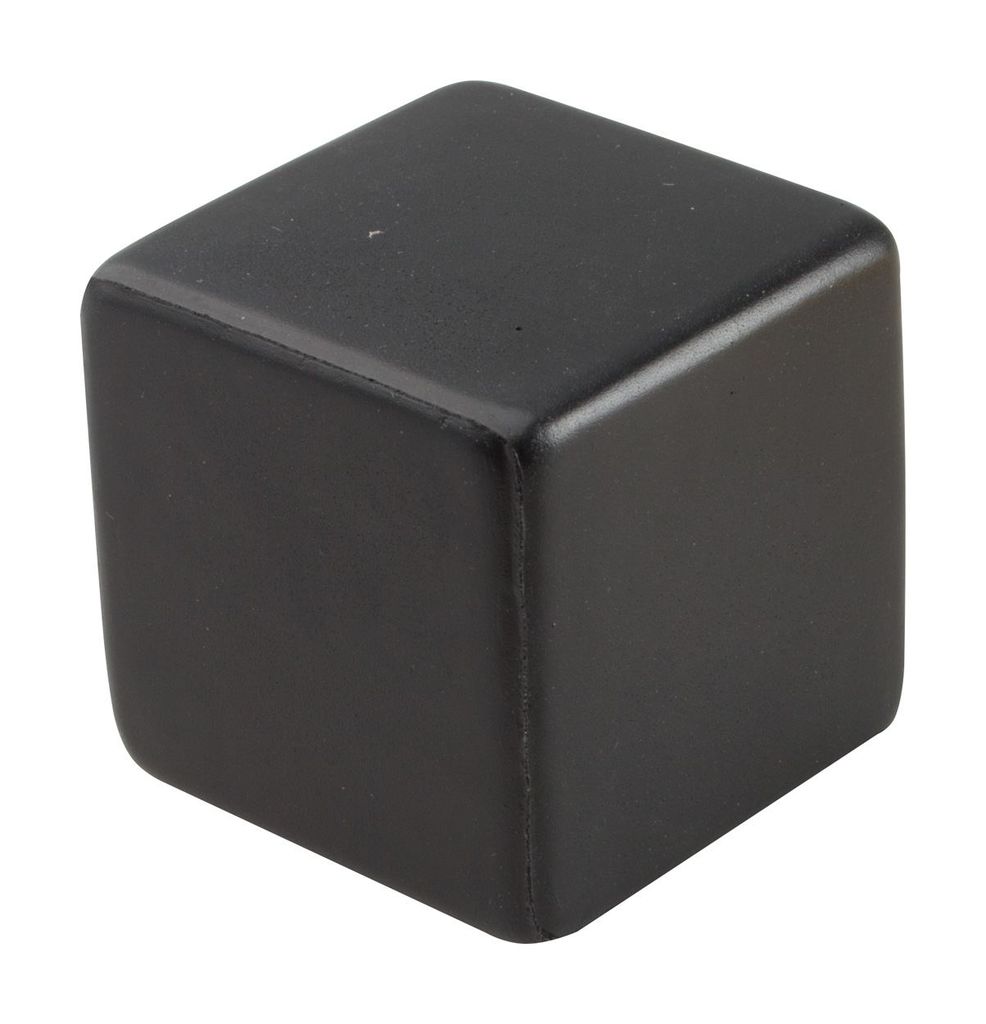 Антистресс-кубик Kubo, цвет черный