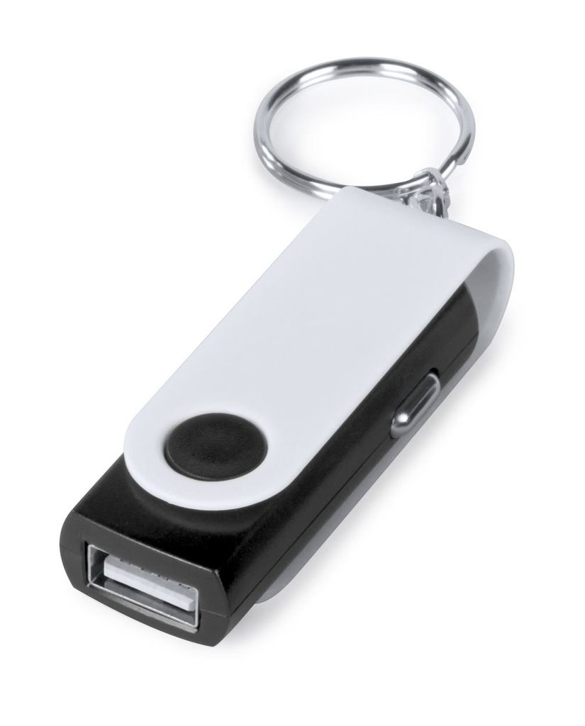 Зарядний автомобільний USB пристрій LerfalHanek, колір чорний