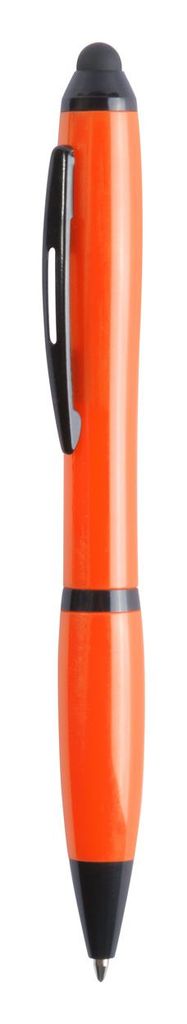 Ручка-стилус шариковая Lombys, цвет оранжевый