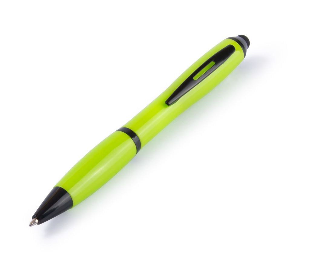 Ручка-стилус кулькова Lombys, колір зелений