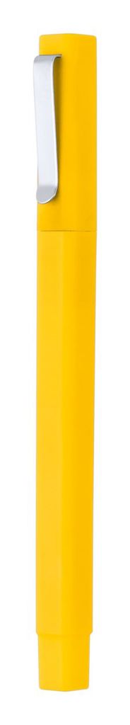 Ручка шариковая Quarex, цвет желтый