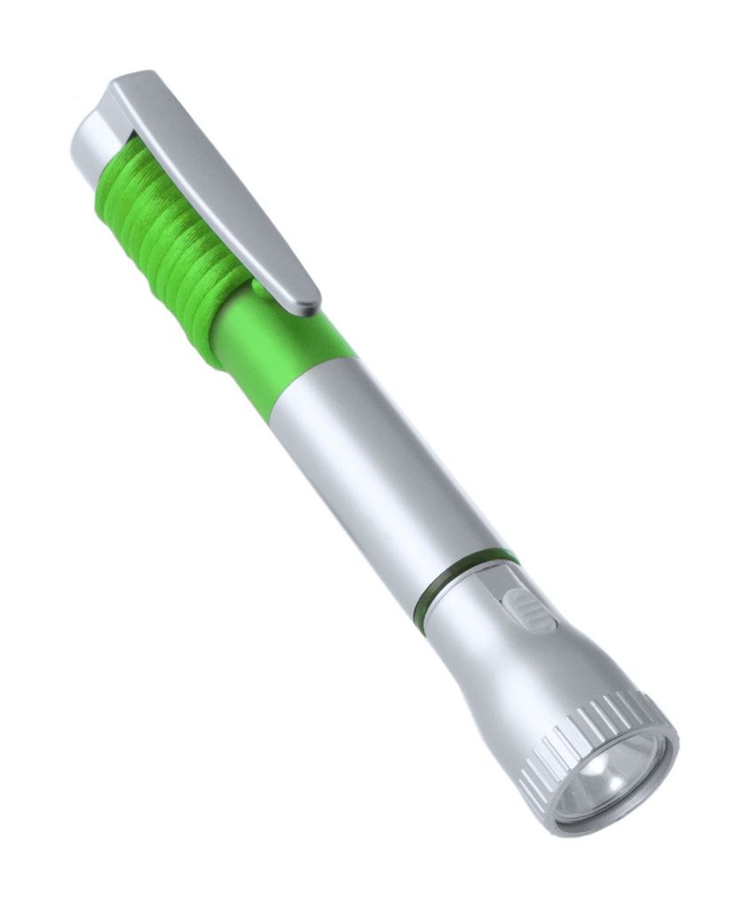 Ручка-фонарик Mustap, цвет зеленый лайм