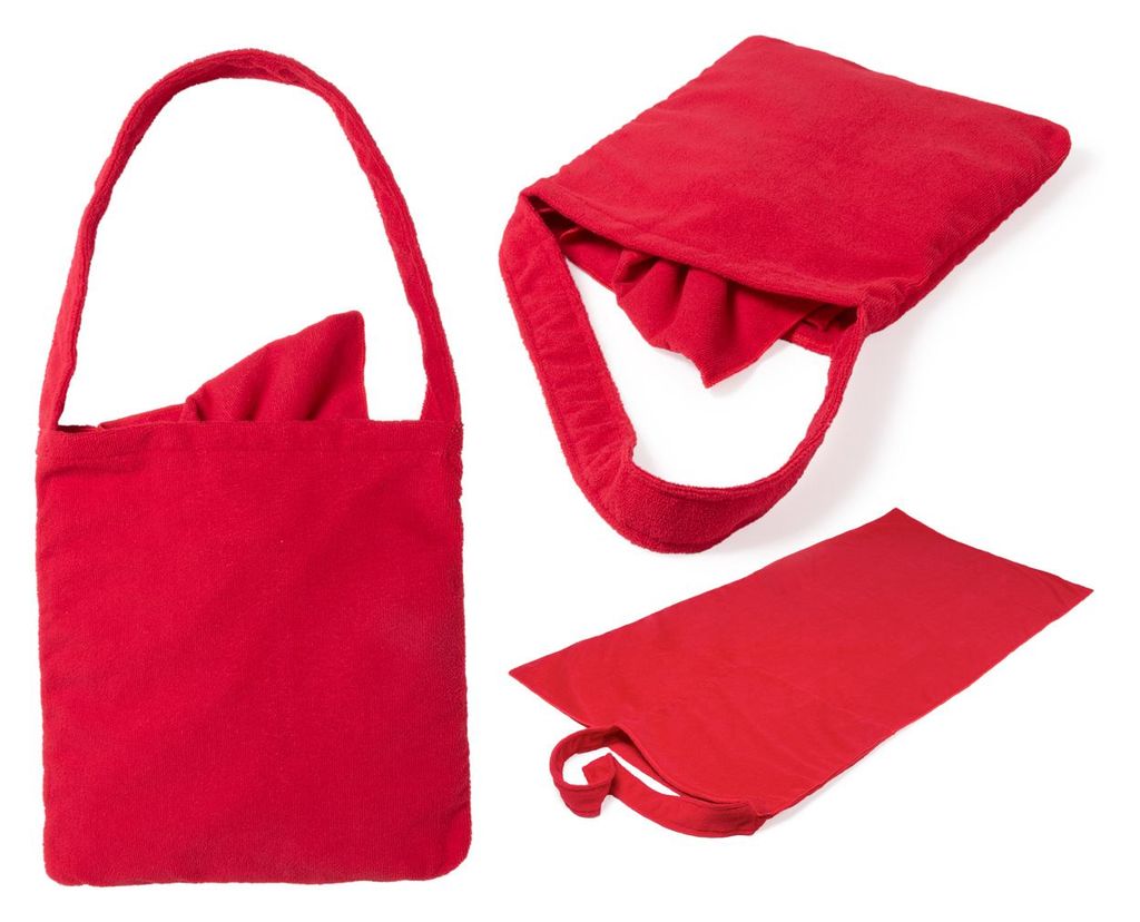 Рушник-сумка Peck, колір червоний