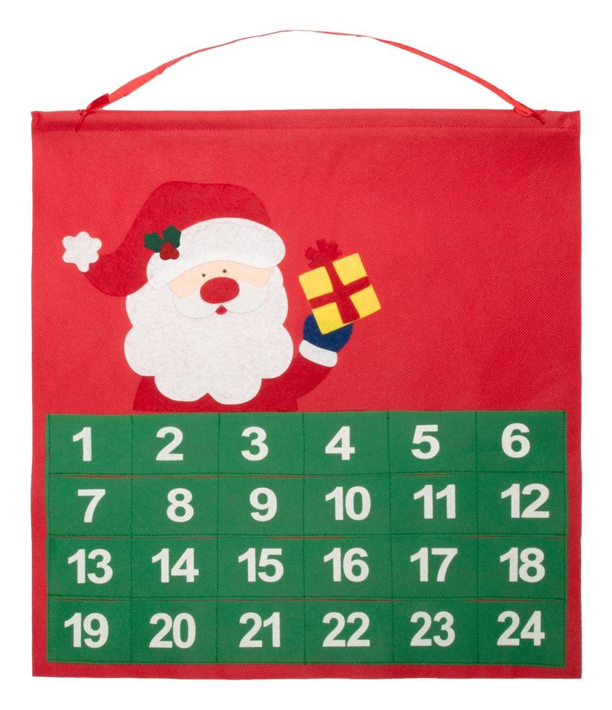 Календар з кишеньками Betox, колір червоний