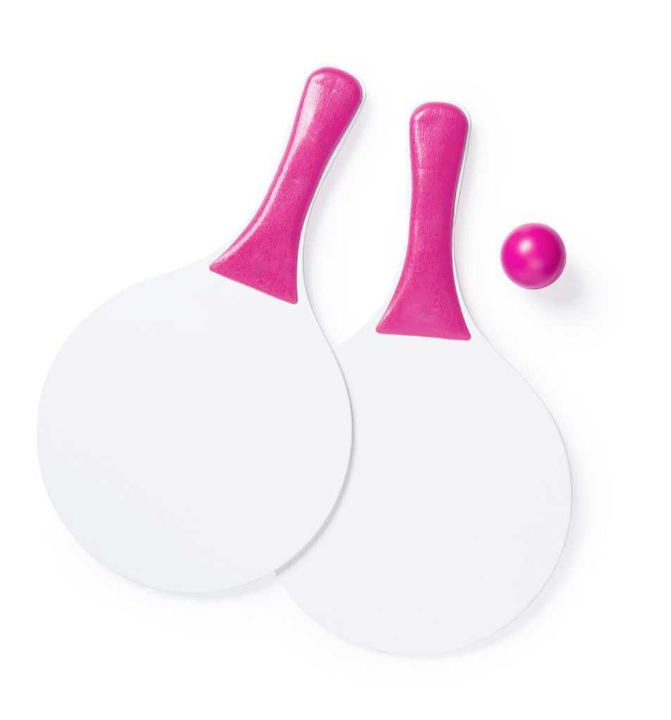 Набор для пляжного тенниса Cupsol, цвет розовый
