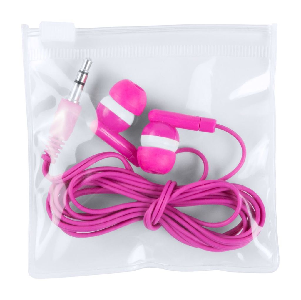 Навушники Celter, колір рожевий