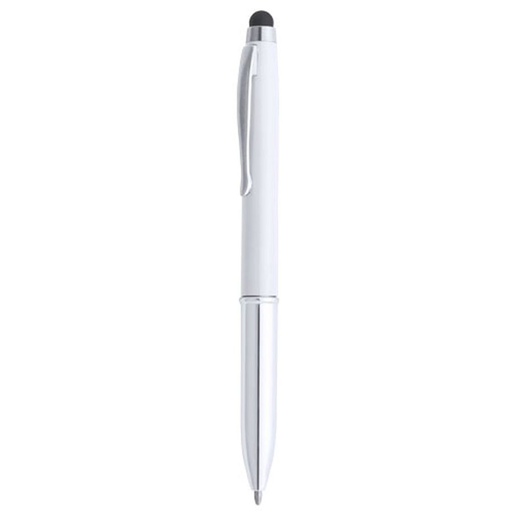 Ручка-стилус кулькова Lampo, колір білий