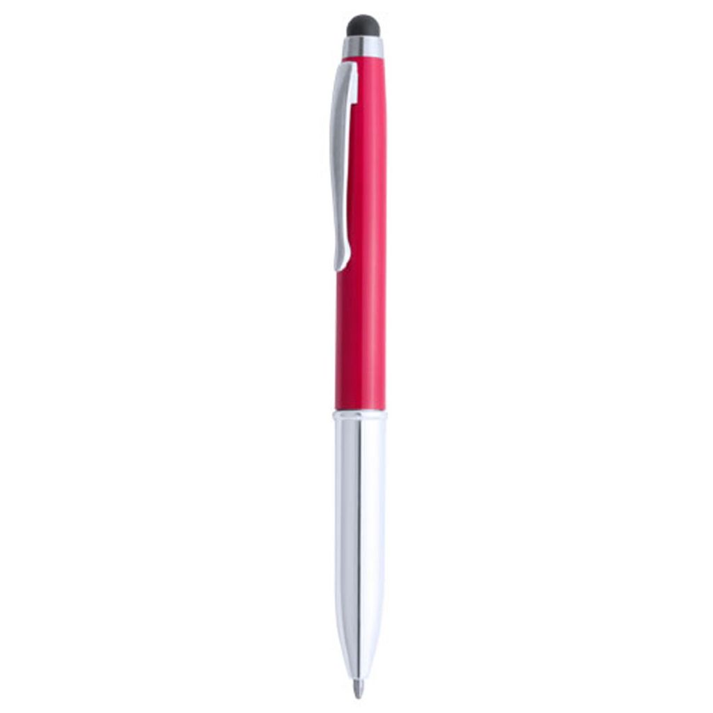 Ручка-стилус кулькова Lampo, колір червоний