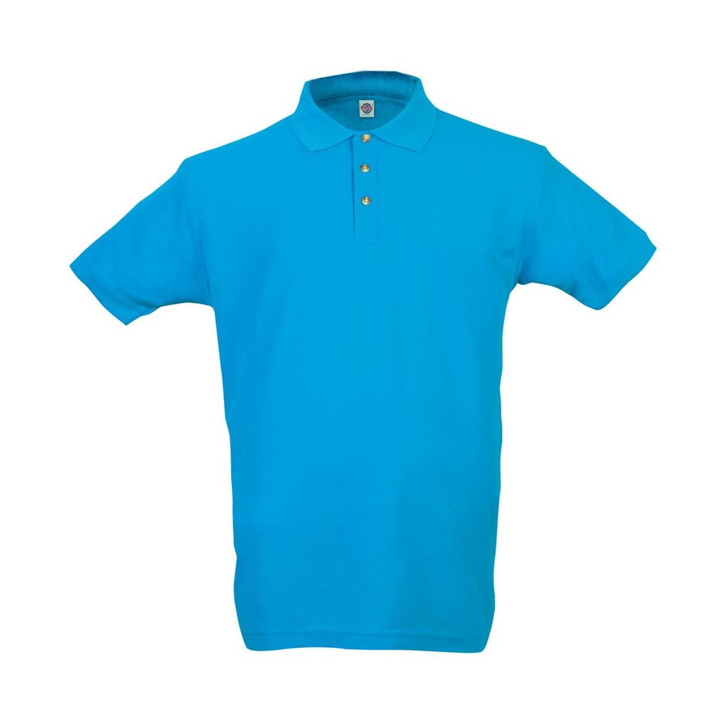 Рубашка поло Cerve, цвет светло-синий  размер L
