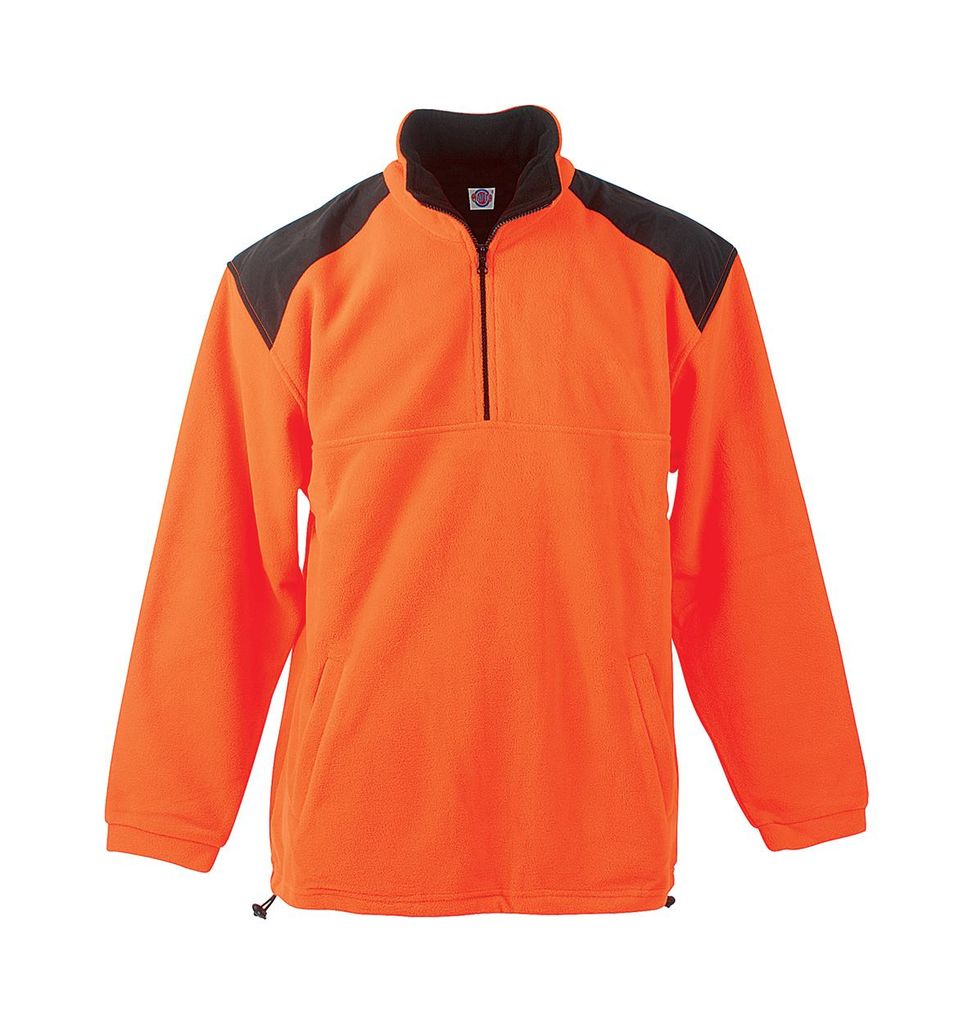 Куртка флисовая Crown, цвет оранжевый  размер XXL