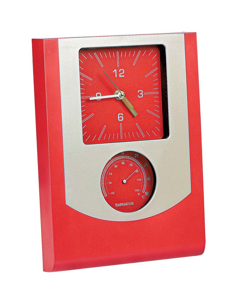 Годинник настінний Technis, колір червоний