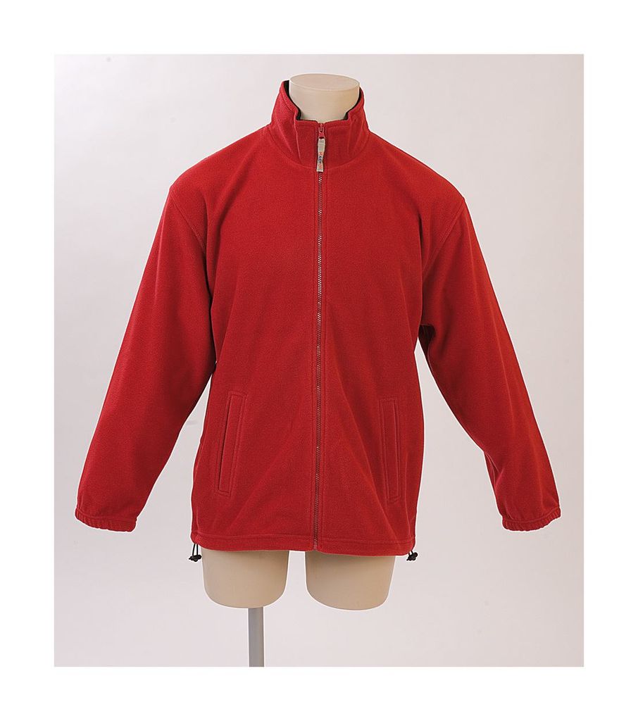 Куртка флісова Siberia, колір червоний  розмір XXL