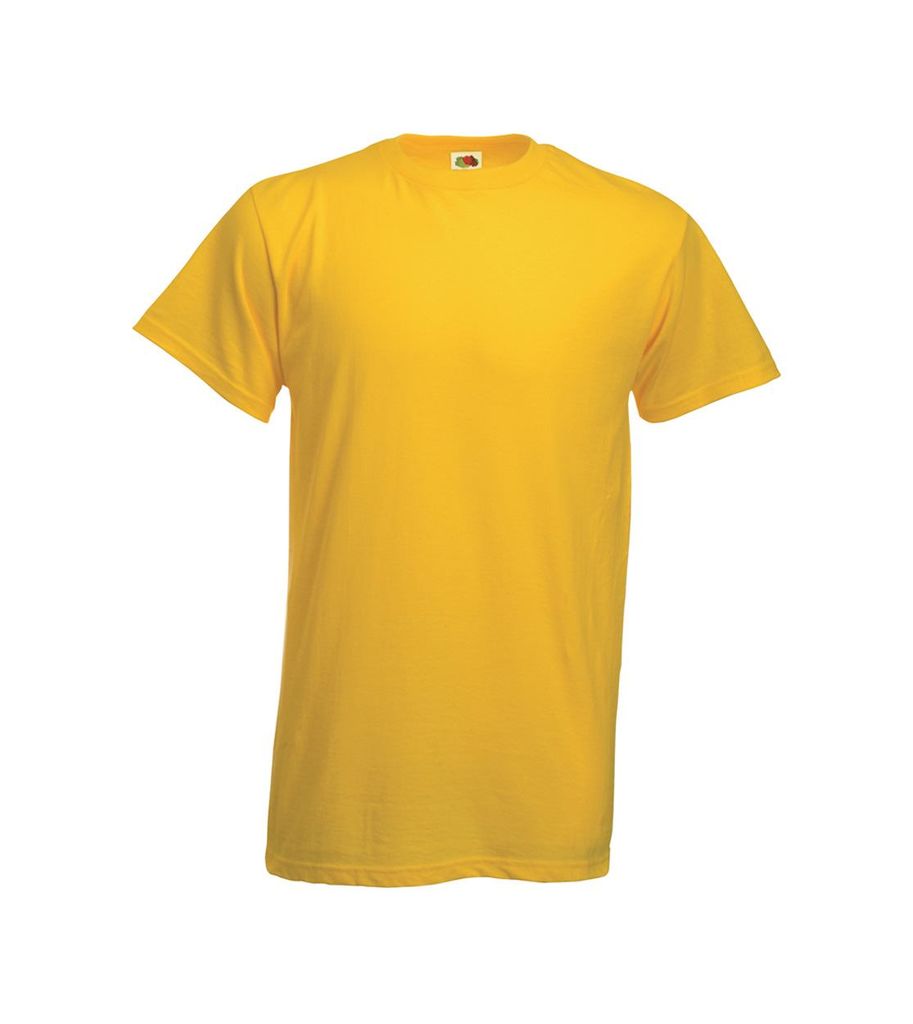 Футболка цветная Heavy-T, цвет желтый  размер XL