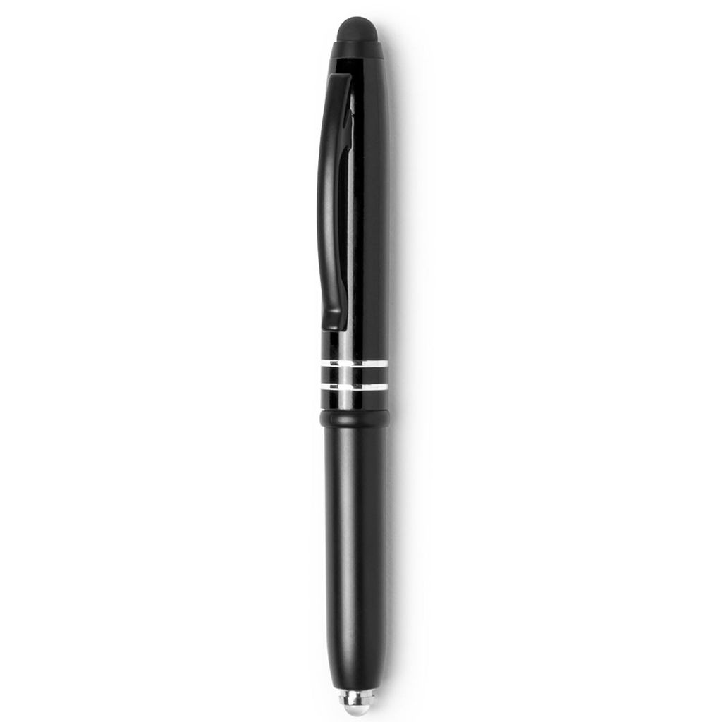 Ручка-стилус кулькова Corlem, колір чорний