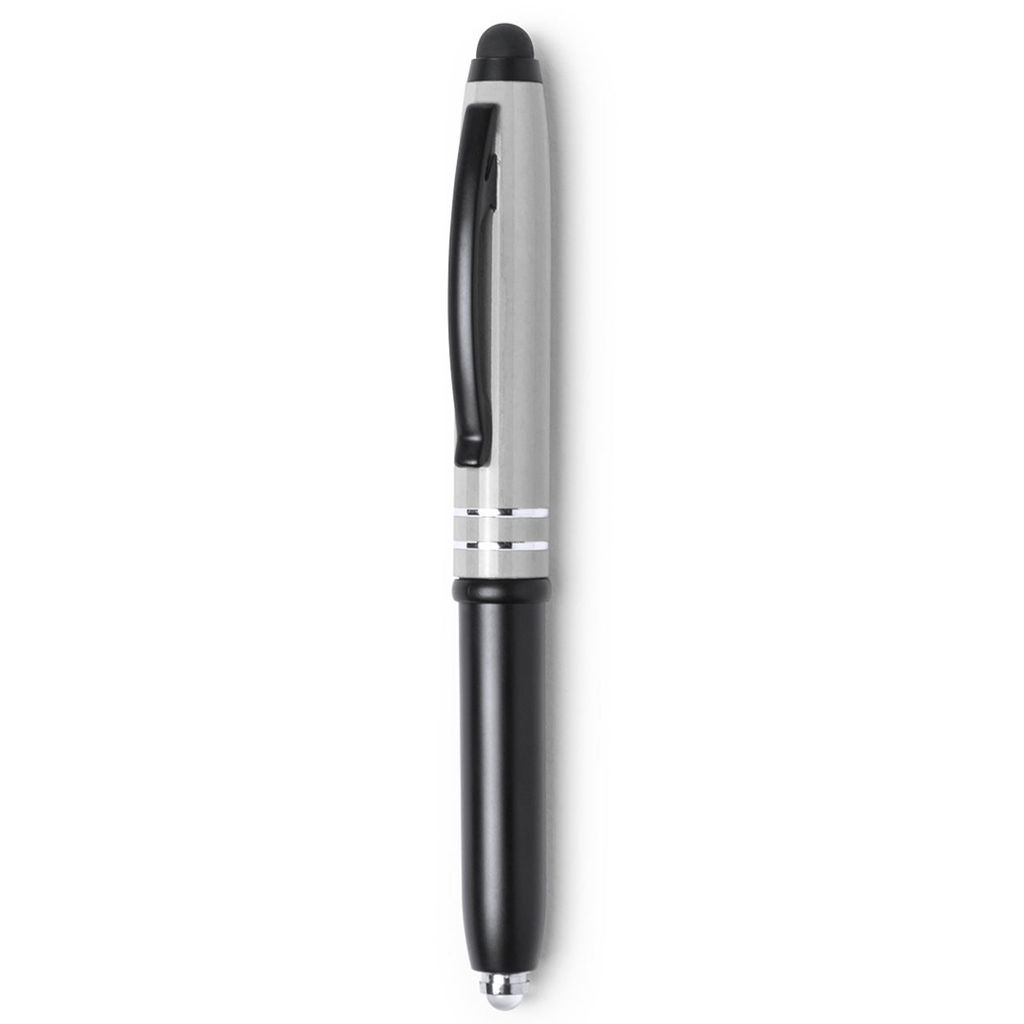 Ручка-стилус шариковая Corlem, цвет серебристый