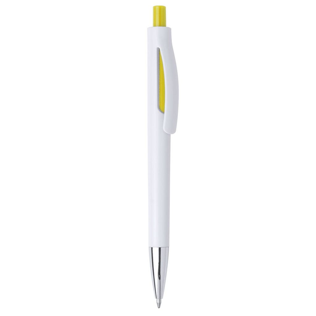Ручка шариковая Halibix, цвет желтый