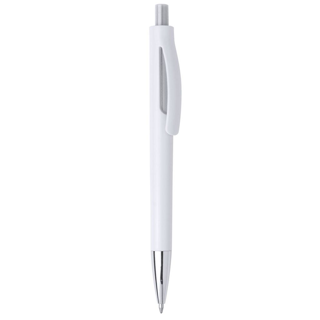 Ручка кулькова Halibix, колір сріблястий