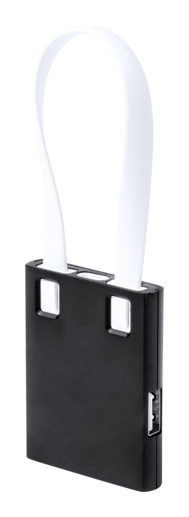 Хаб USB Yurian, колір чорний