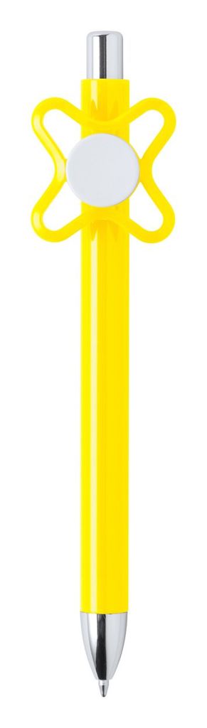 Ручка шариковая Karsol, цвет желтый