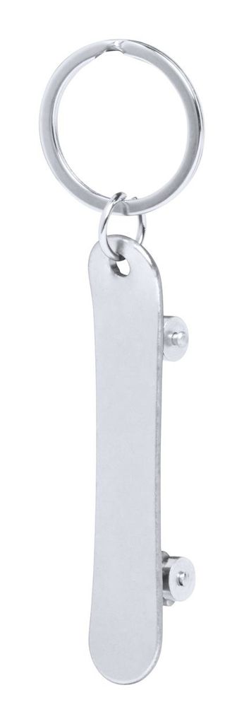 Брелок-открывалка Skater, цвет серебристый