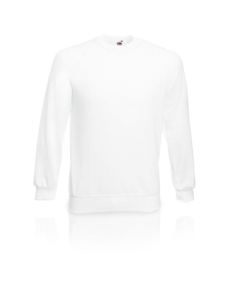 Пуловер Raglan, колір білий  розмір M